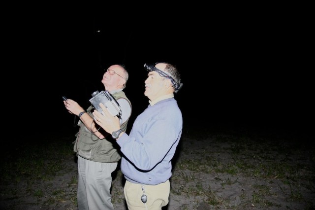 Showing english visitors some bats